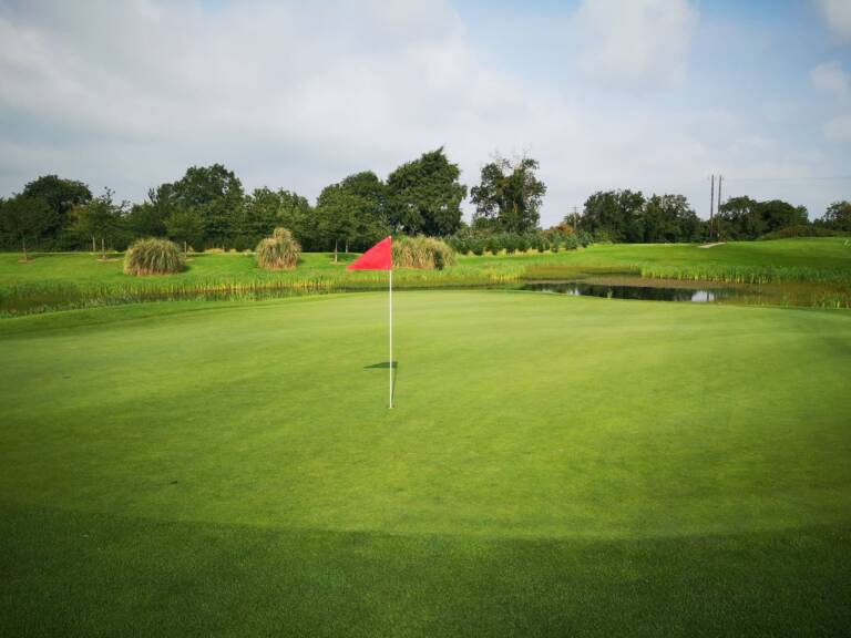 View-Of-9th-Golf-Hole-With-Flag